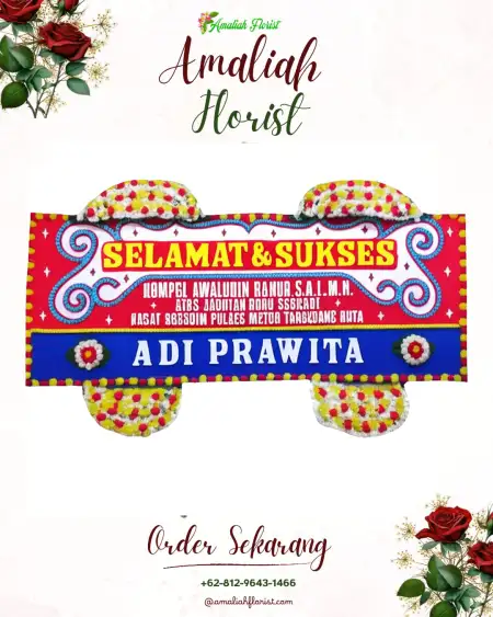 Papan Bunga Ucapan Selamat Gembongdadi